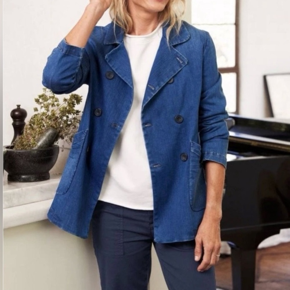 FRANK & EILEEN Belfast Performance Denim Peacoat
Jacket XXS - Picture 7 of 11